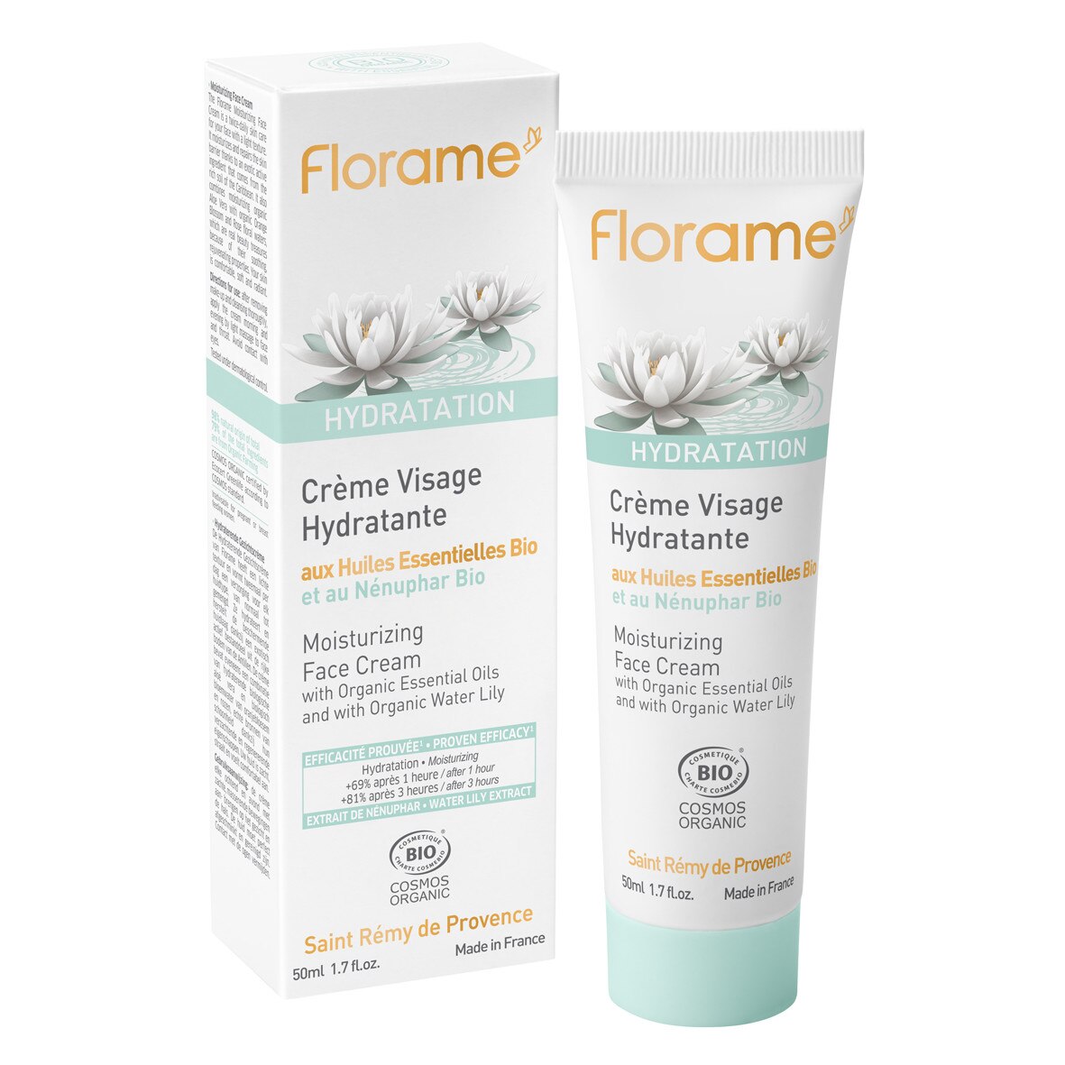 Crema hidratanta de fata bio, 50ml
